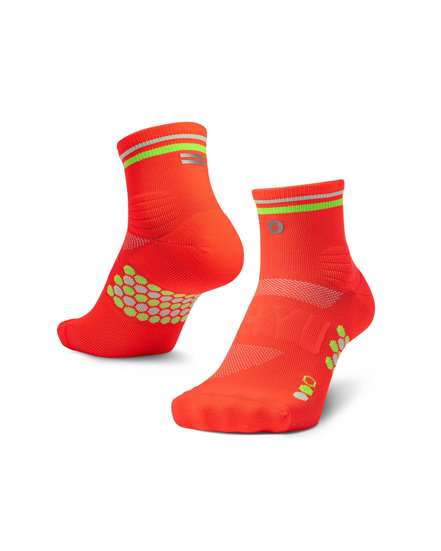 SHYU racing socks - crimson | lime | powder