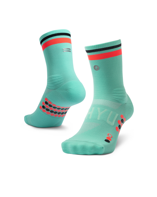 SHYU racing socks - peppermint | red | black