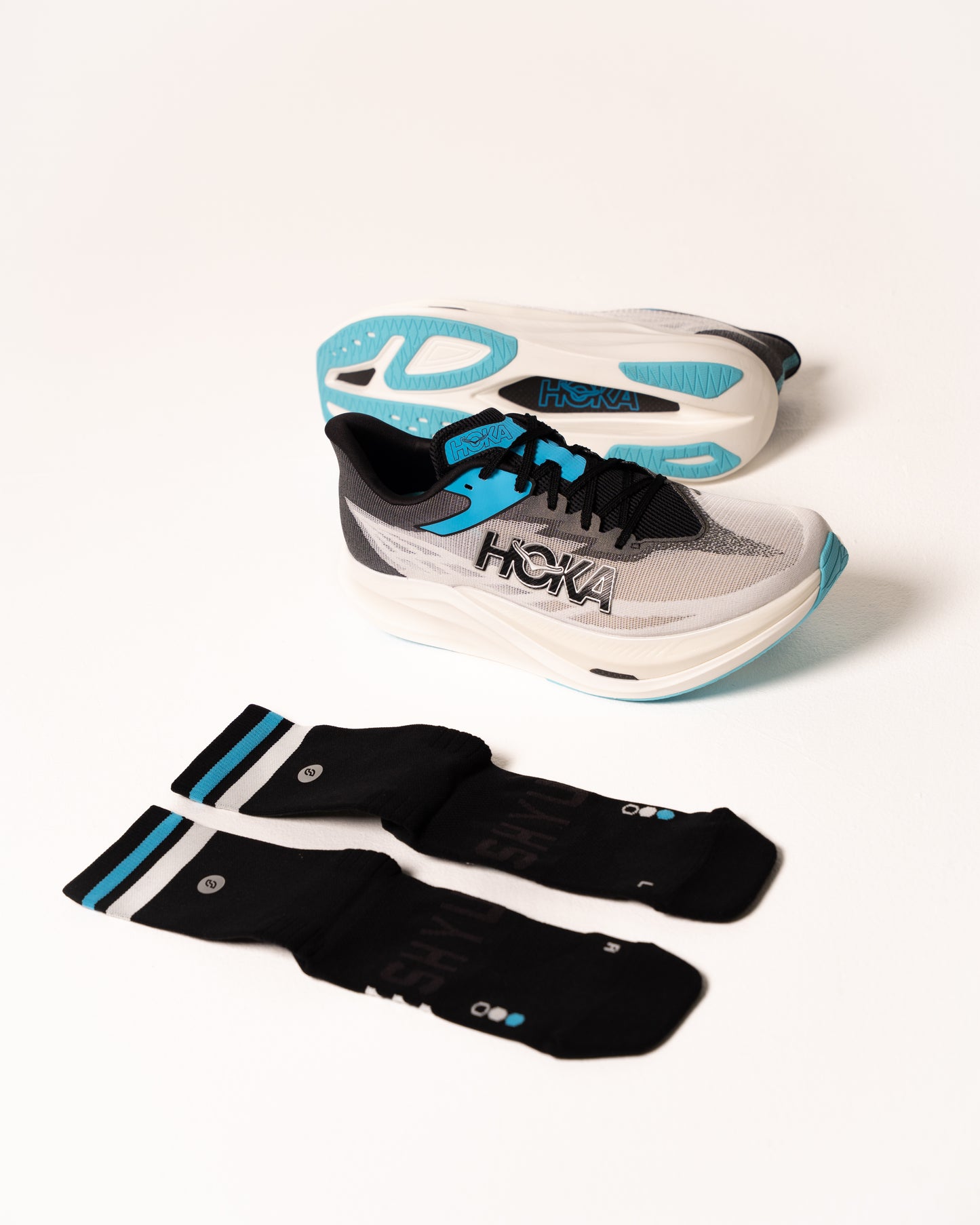SHYU racing socks - black | slate | blue