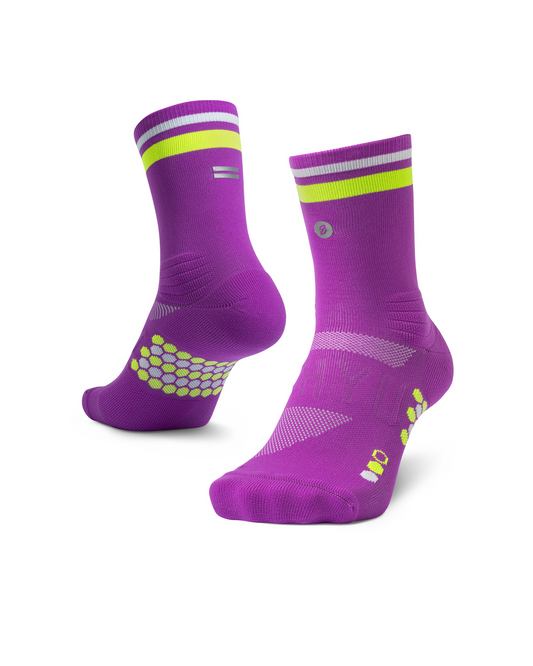 SHYU racing socks - purple | neon | white