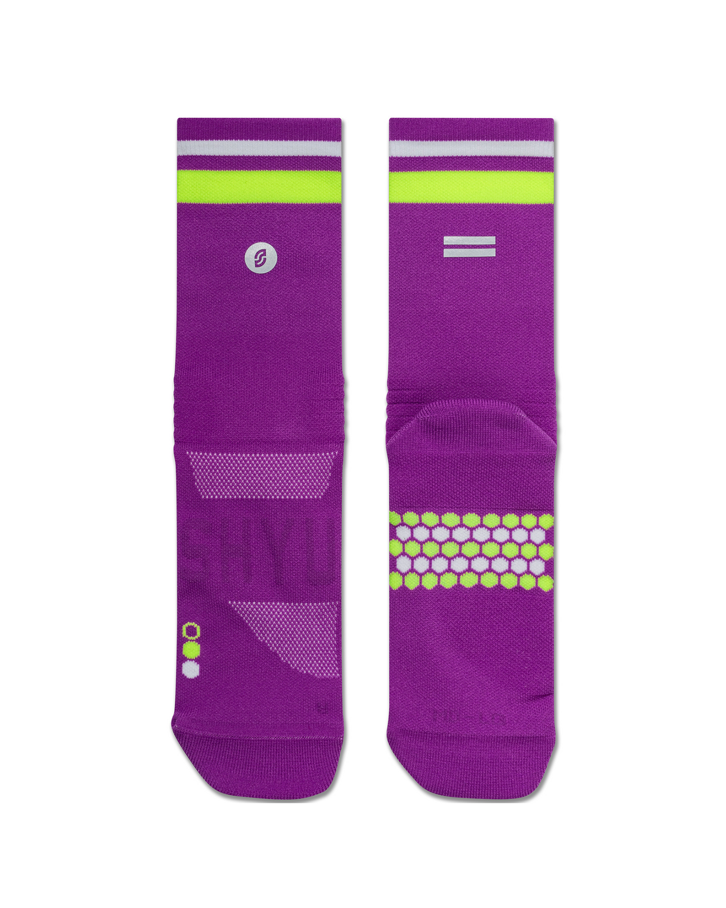 SHYU racing socks - purple | neon | white