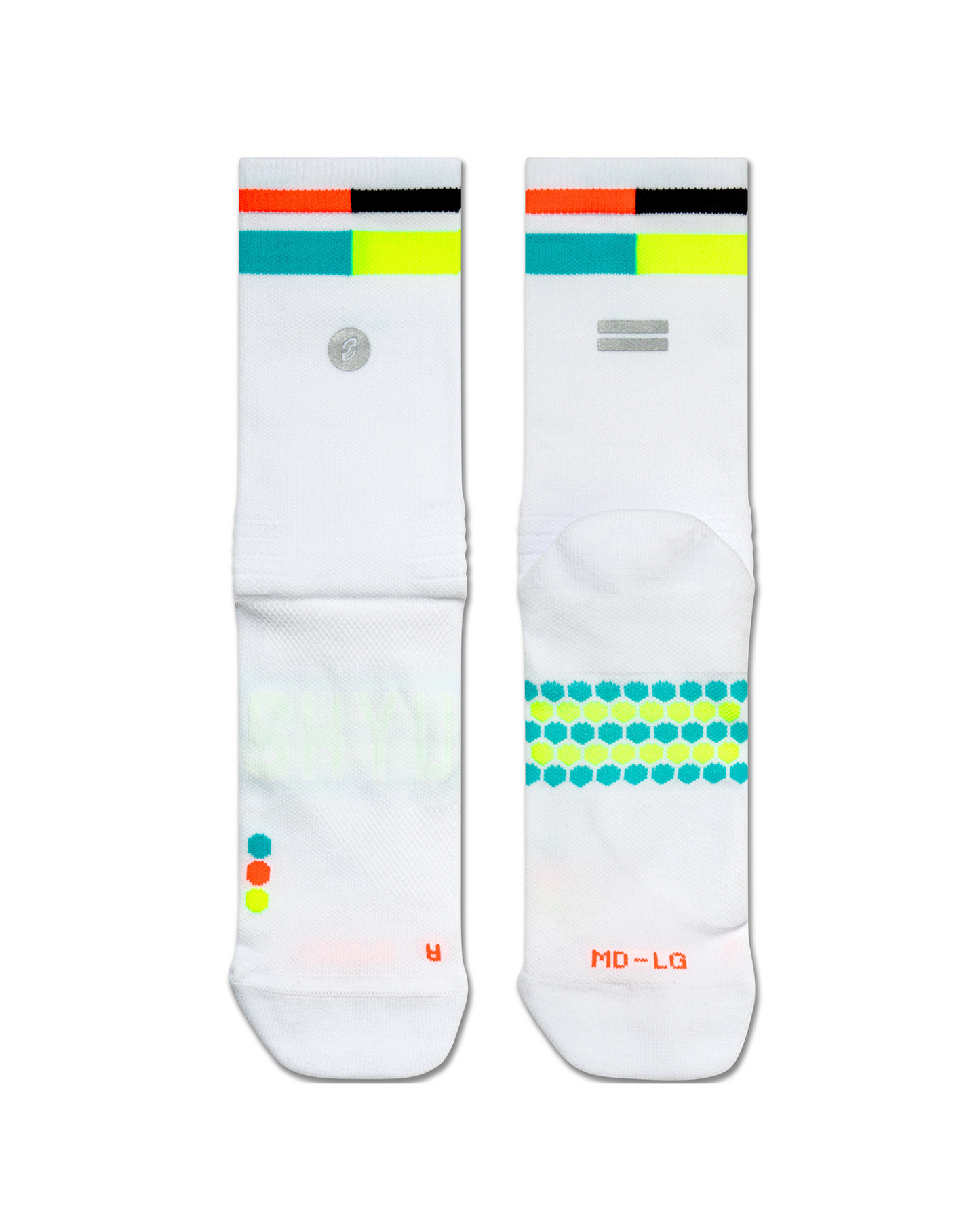 SHYU racing socks - white | mute | ant