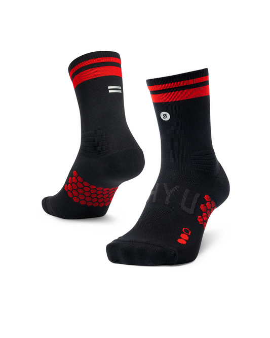 SHYU racing socks -  black | red | red