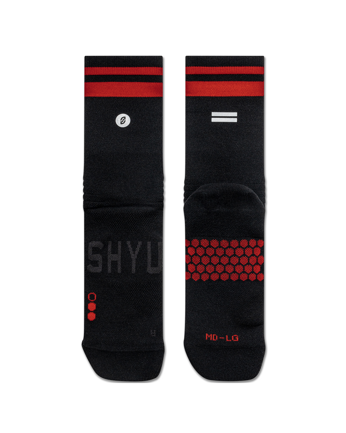 SHYU racing socks - black | red | red