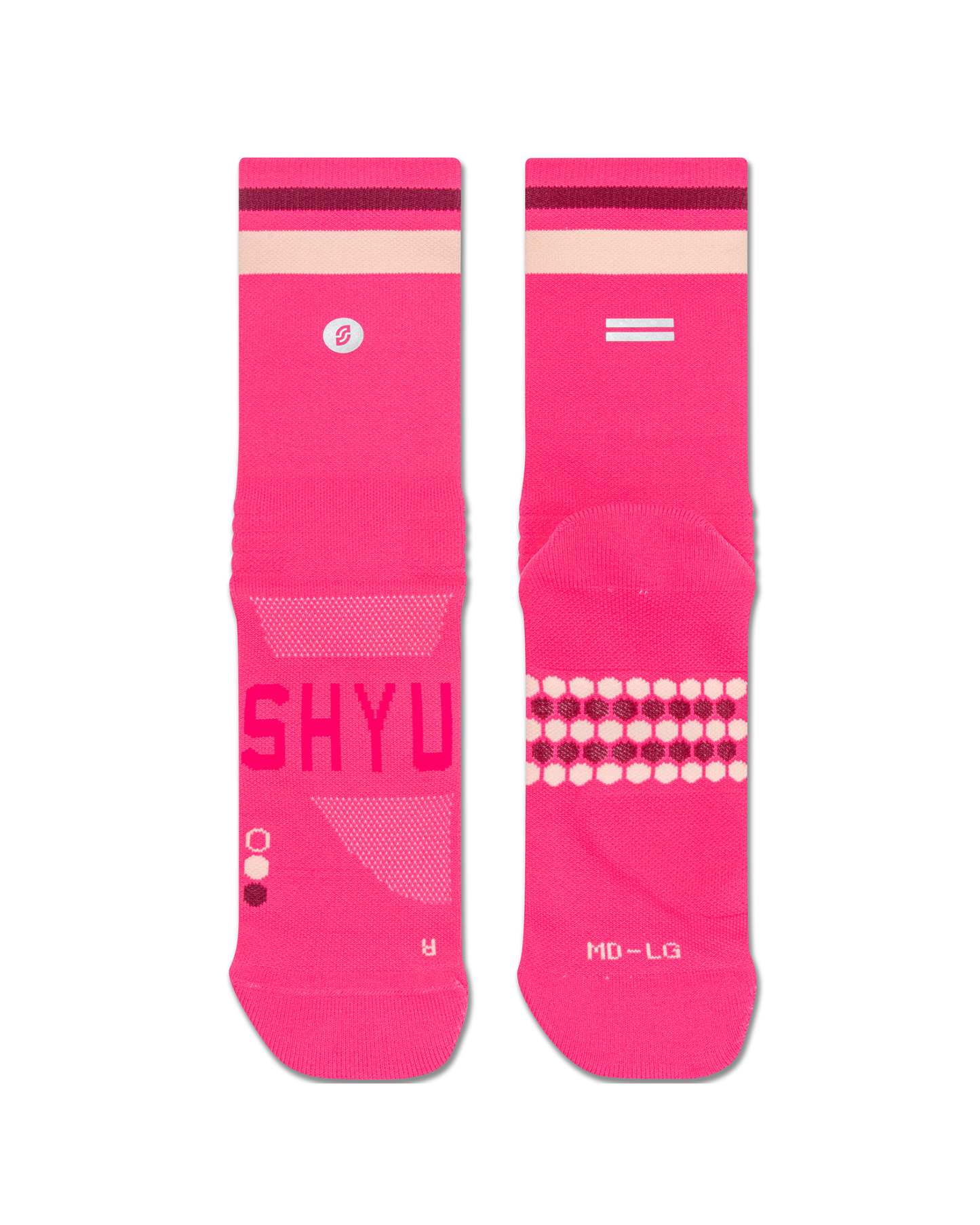 SHYU racing socks - pink | plum | blush
