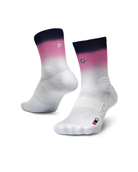 SHYU x Black Sheep racing socks - white | midnight | fluro