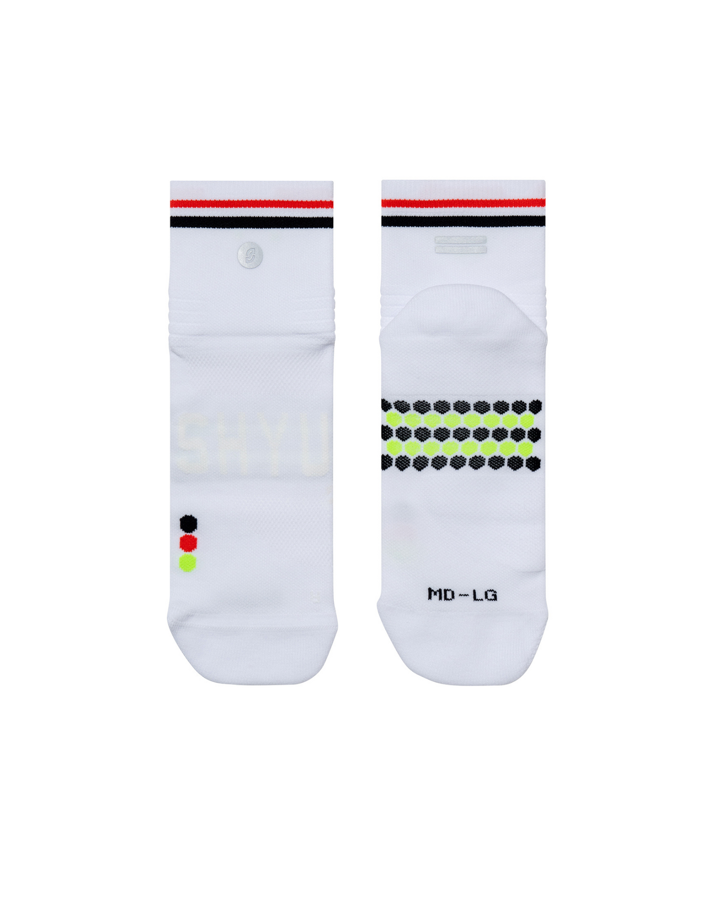 SHYU racing socks - white | black | red