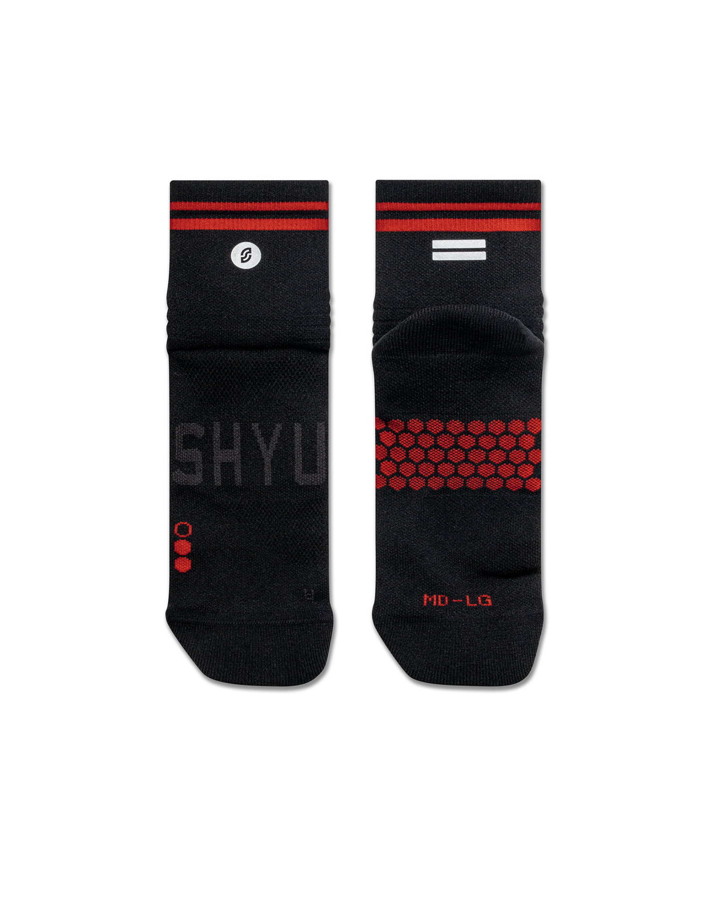 SHYU racing socks - black | red | red