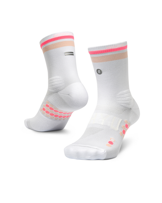 SHYU racing socks - white | peach | melon