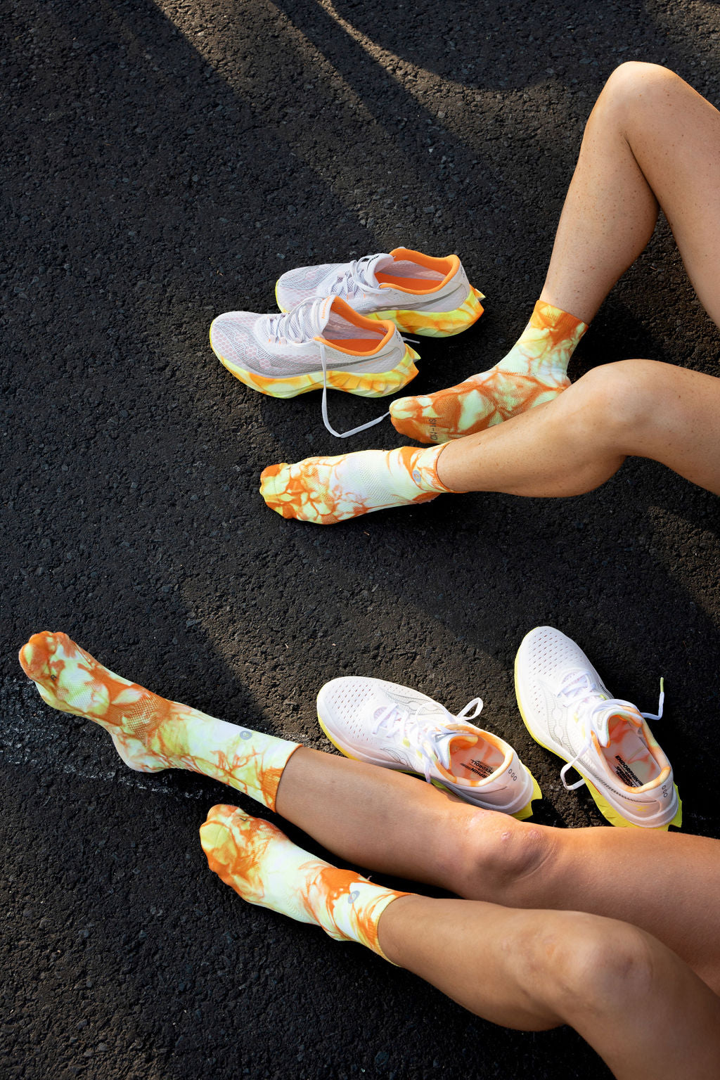 SHYU racing socks - orange | zest | white