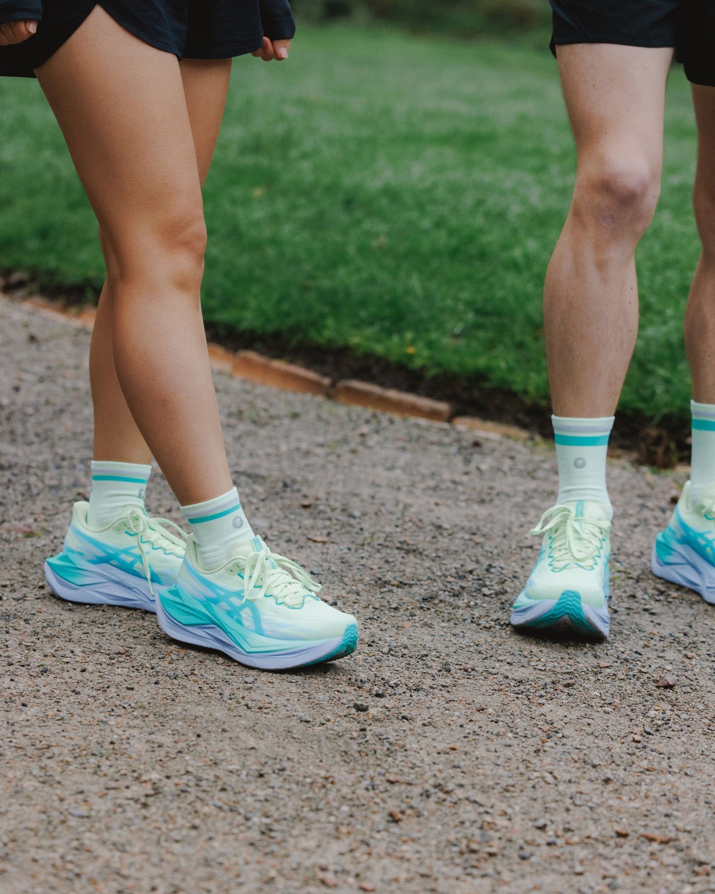 SHYU racing socks - pear | mermaid | lilac