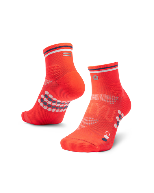 SHYU racing socks - poppy | white | pencil
