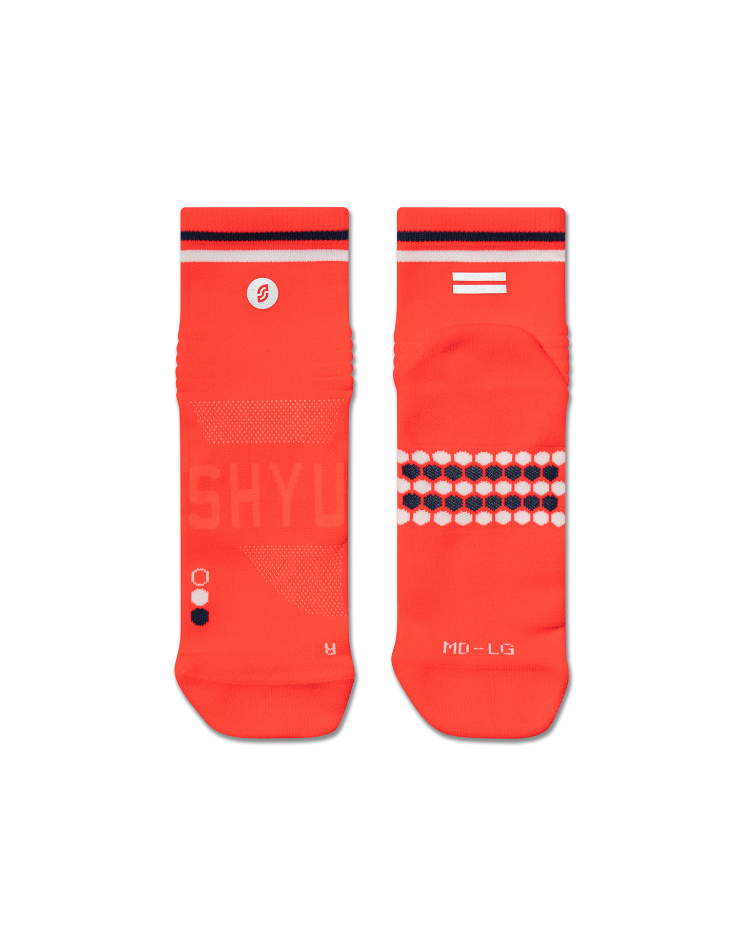 SHYU racing socks - poppy | white | pencil