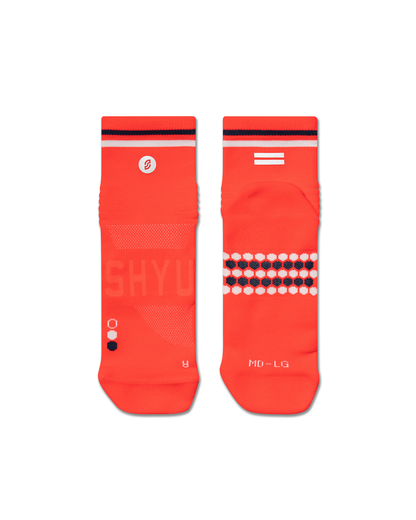 SHYU racing socks - poppy | white | pencil