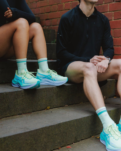 SHYU racing socks - pear | mermaid | lilac