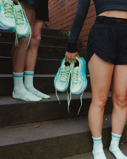 SHYU racing socks - pear | mermaid | lilac