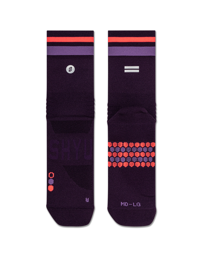 SHYU racing socks -  purple | grape | crimson