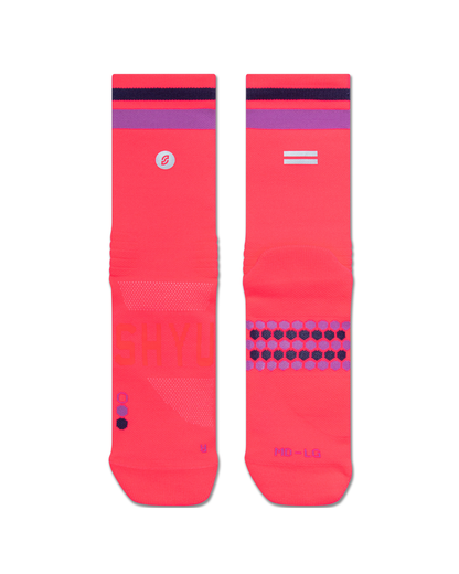 SHYU racing socks - cerise | purple | black