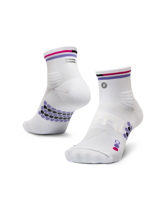 SHYU racing socks - white | lavender | magenta
