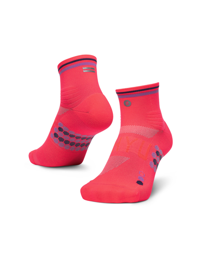 SHYU racing socks - cerise | purple | black