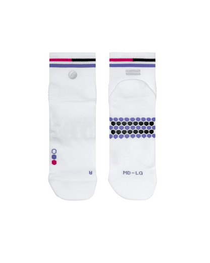 SHYU racing socks - white | lavender | magenta