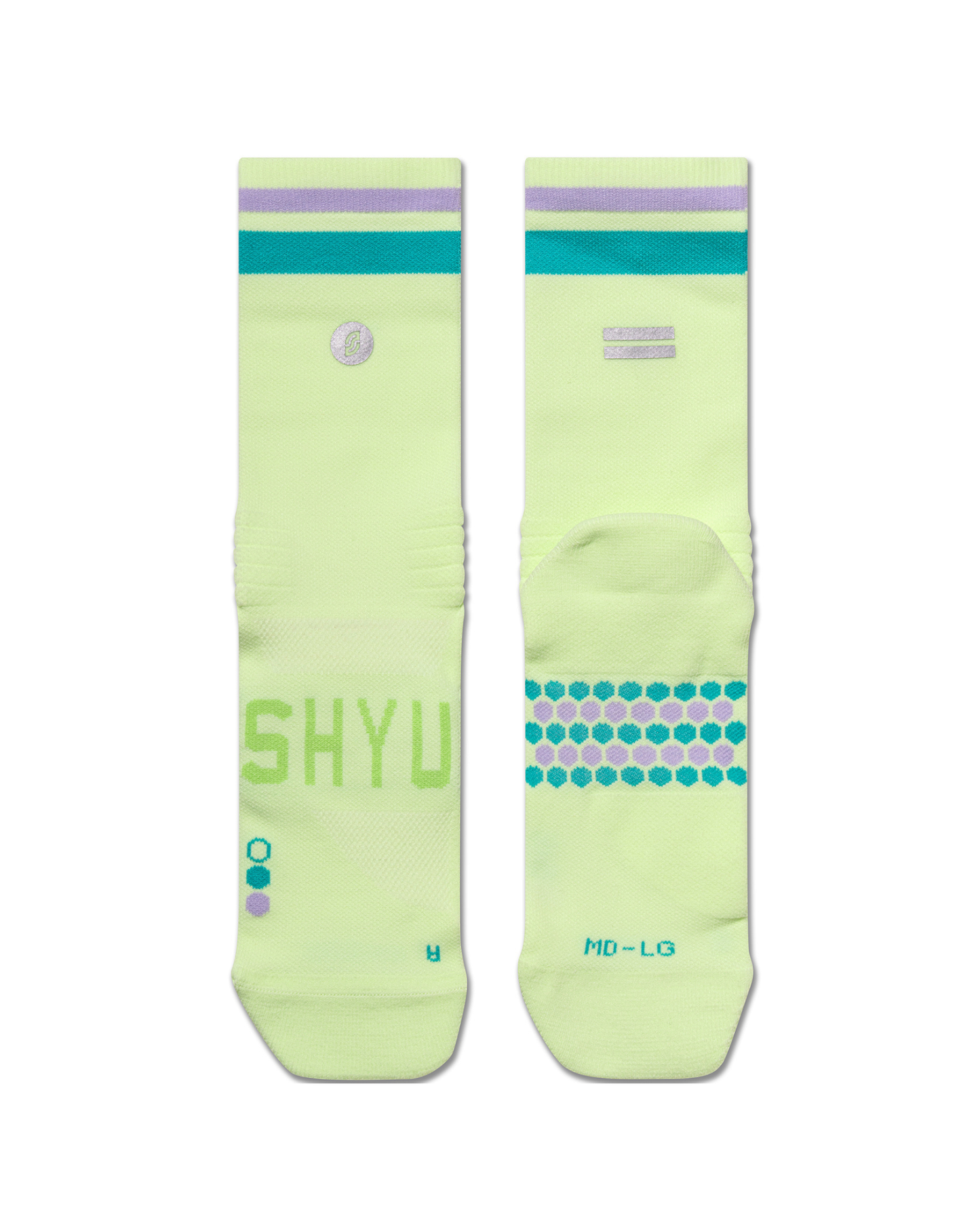 SHYU racing socks - pear | mermaid | lilac