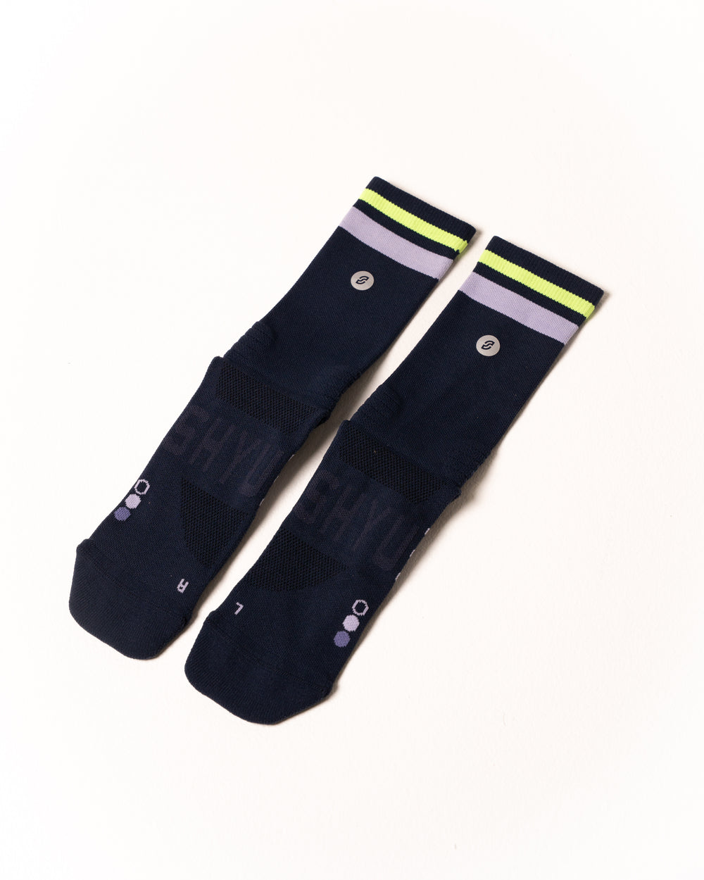 SHYU racing socks - midnight | mauve | neon