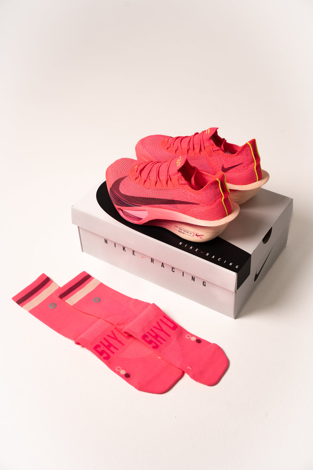 SHYU racing socks - pink | plum | blush