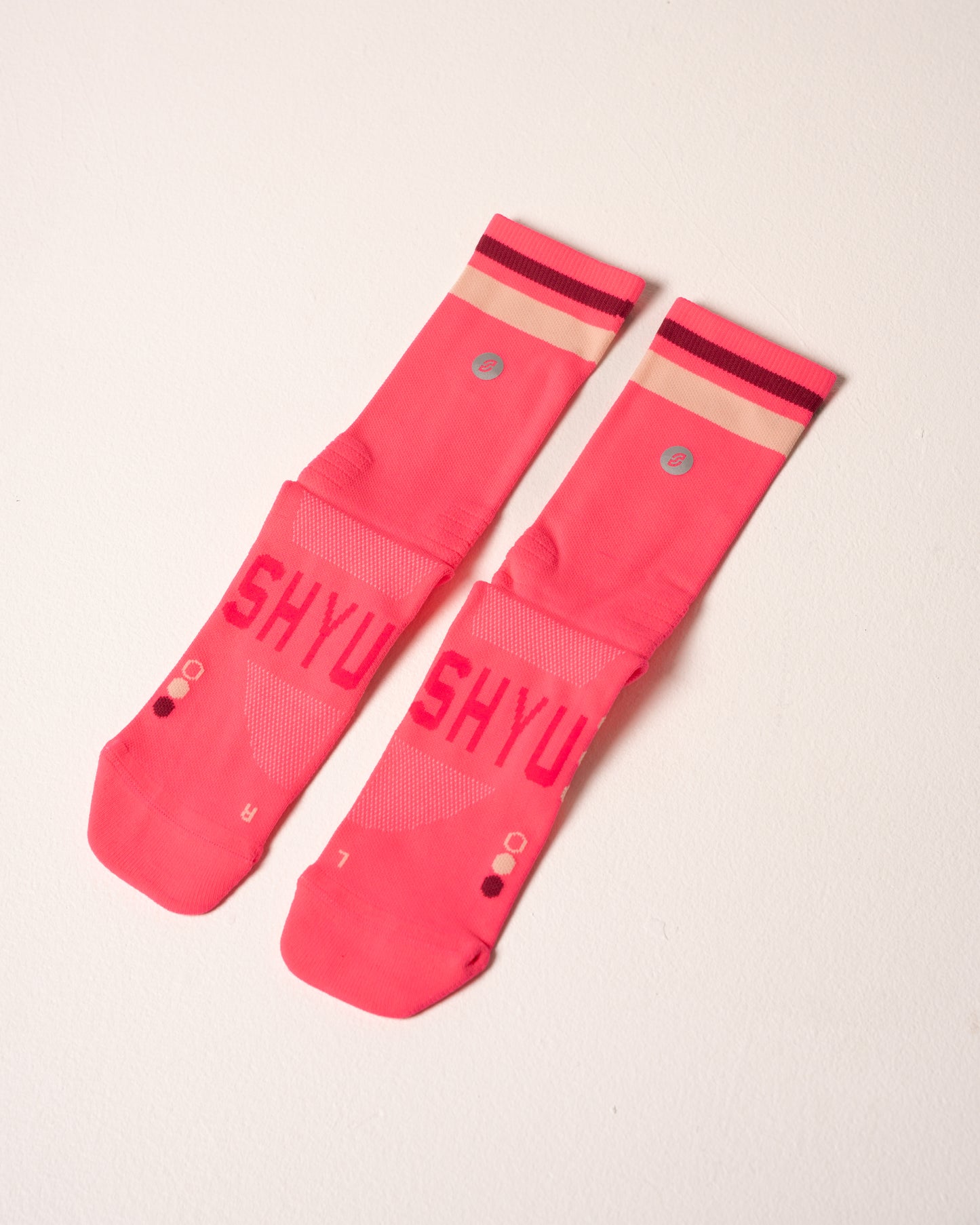 SHYU racing socks - pink | plum | blush