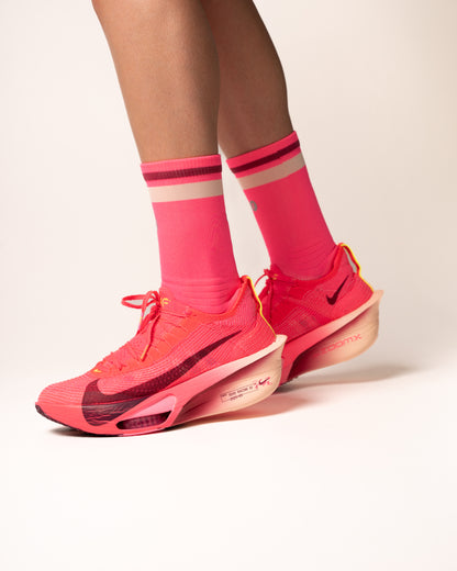 SHYU racing socks - pink | plum | blush