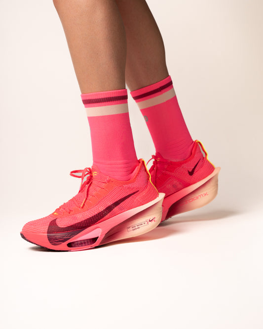 SHYU racing socks - pink | plum | blush
