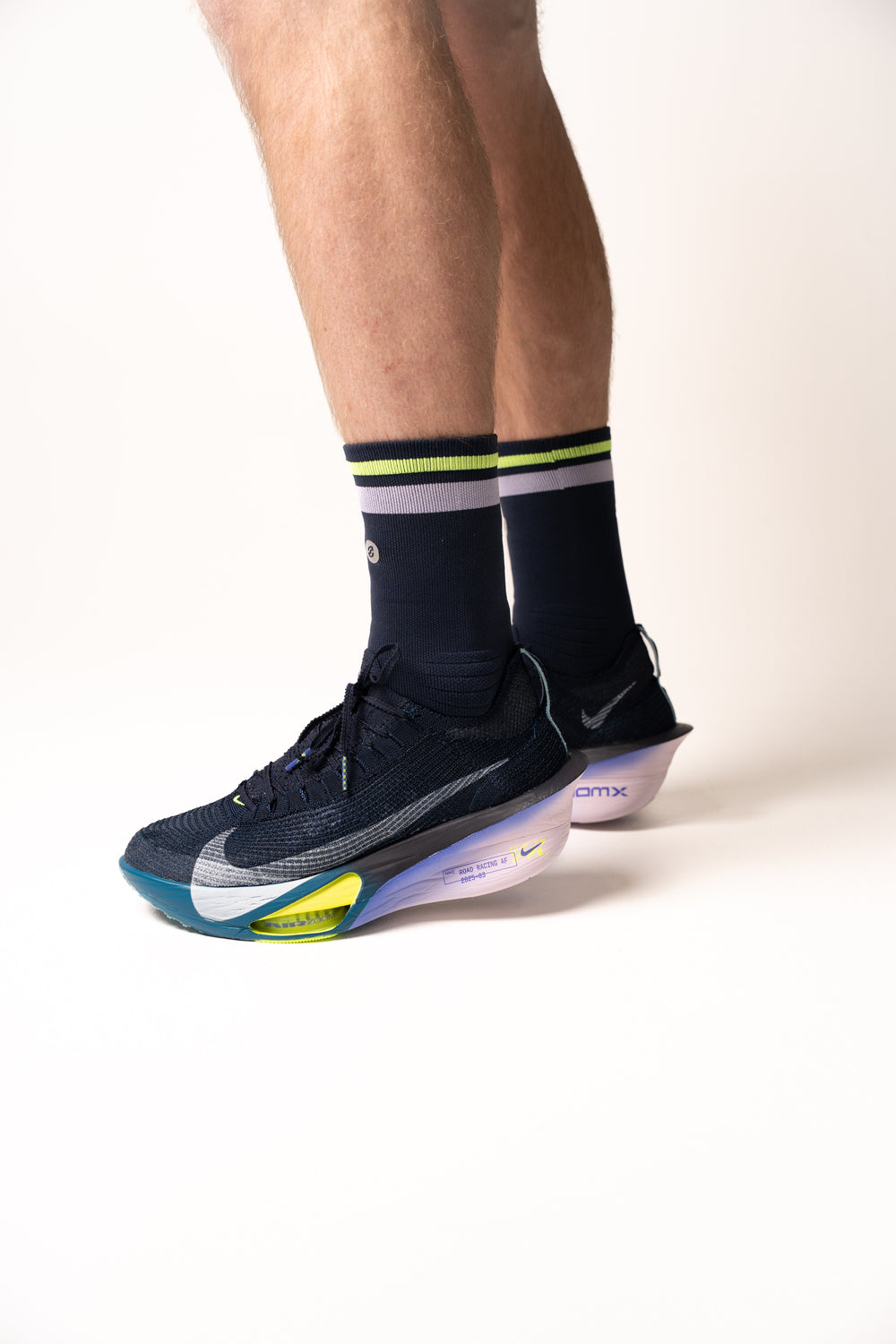 SHYU racing socks - midnight | mauve | neon