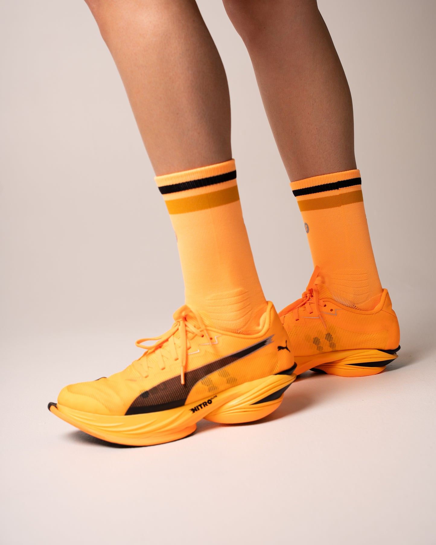 SHYU racing socks - orange | pumpkin | black