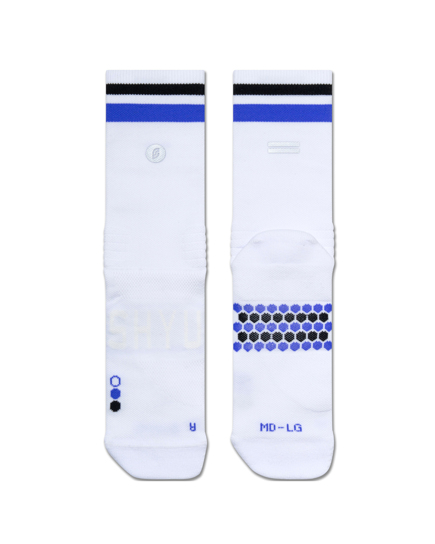 SHYU racing socks - white | indigo | black