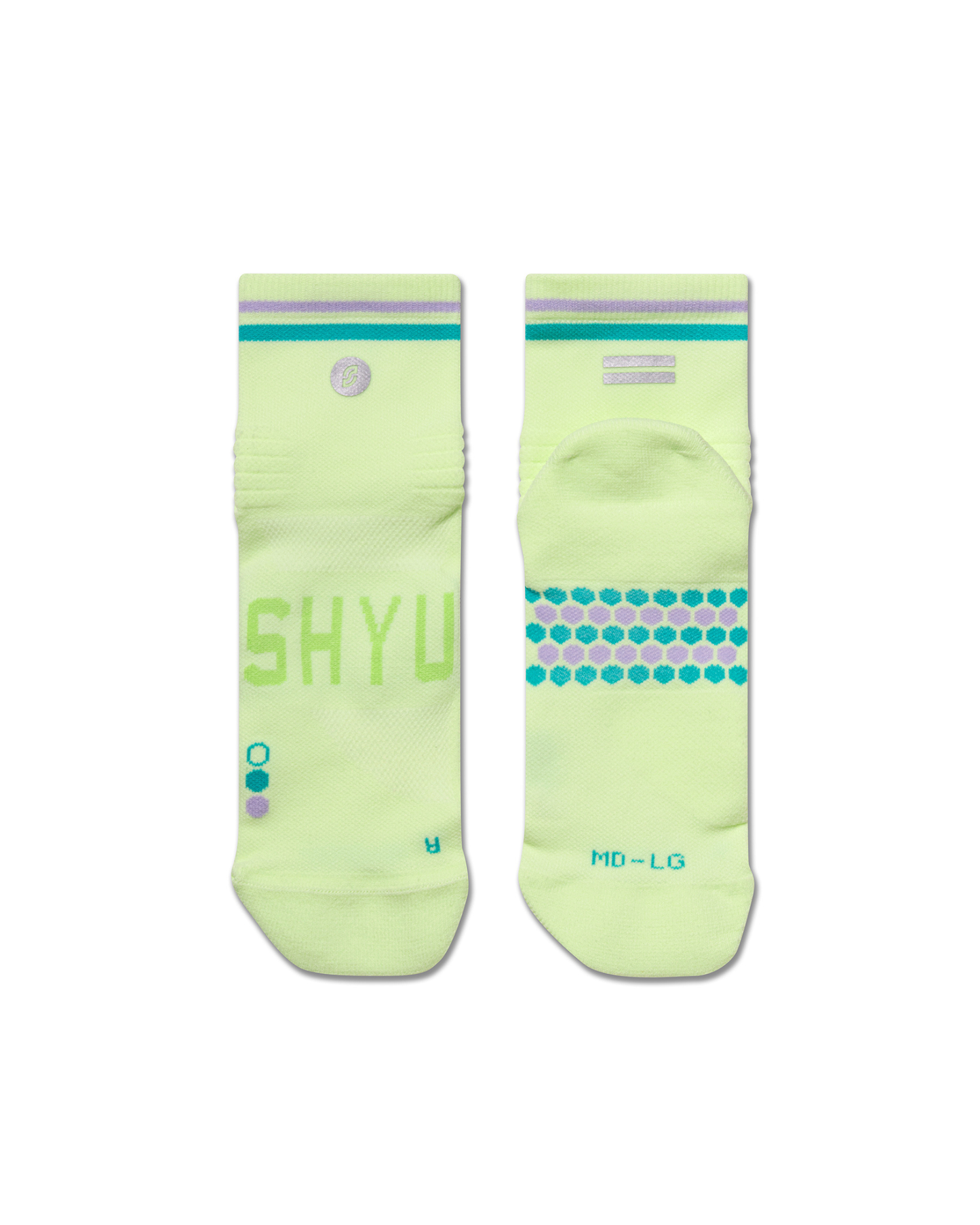 SHYU racing socks - pear | mermaid | lilac