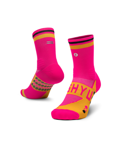 SHYU racing socks - pink | orange | black