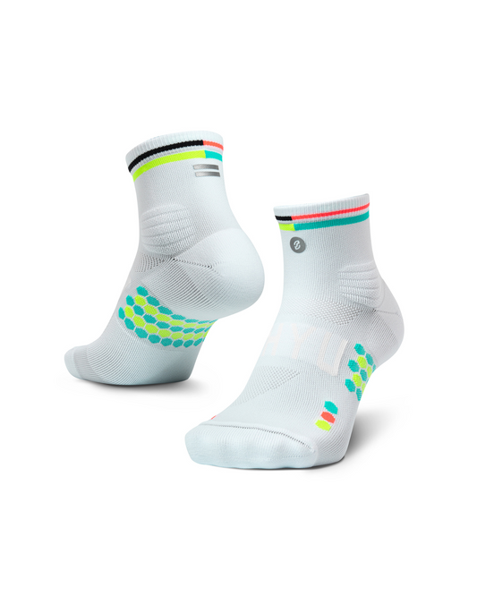 SHYU racing socks -  white | mute | ant