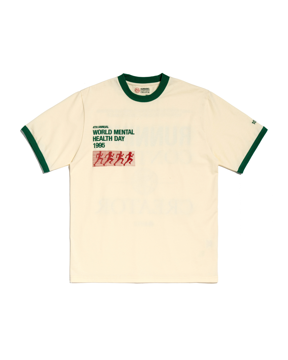 World Mental Health Day t-shirt - 'Running: Content Creator'