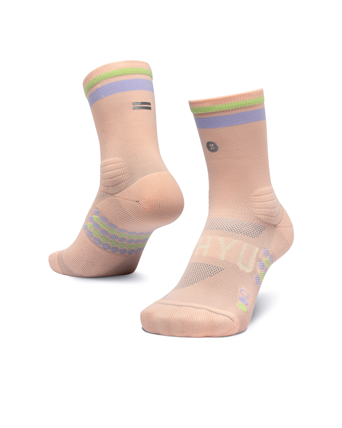 SHYU racing socks - sherbet | lilac | lime