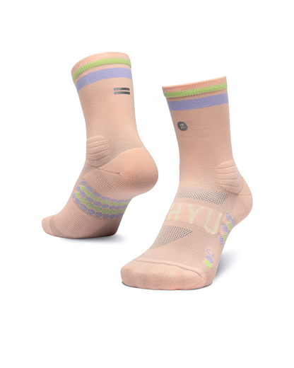 SHYU racing socks - sherbet | lilac | lime