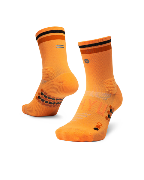 SHYU racing socks - orange | pumpkin | black