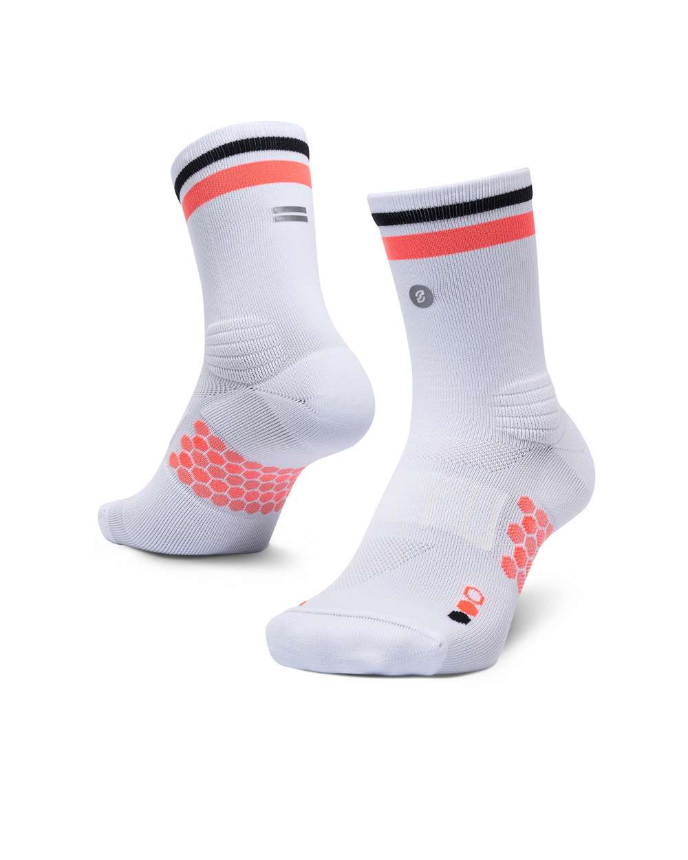 SHYU racing socks -  white | scarlet | black