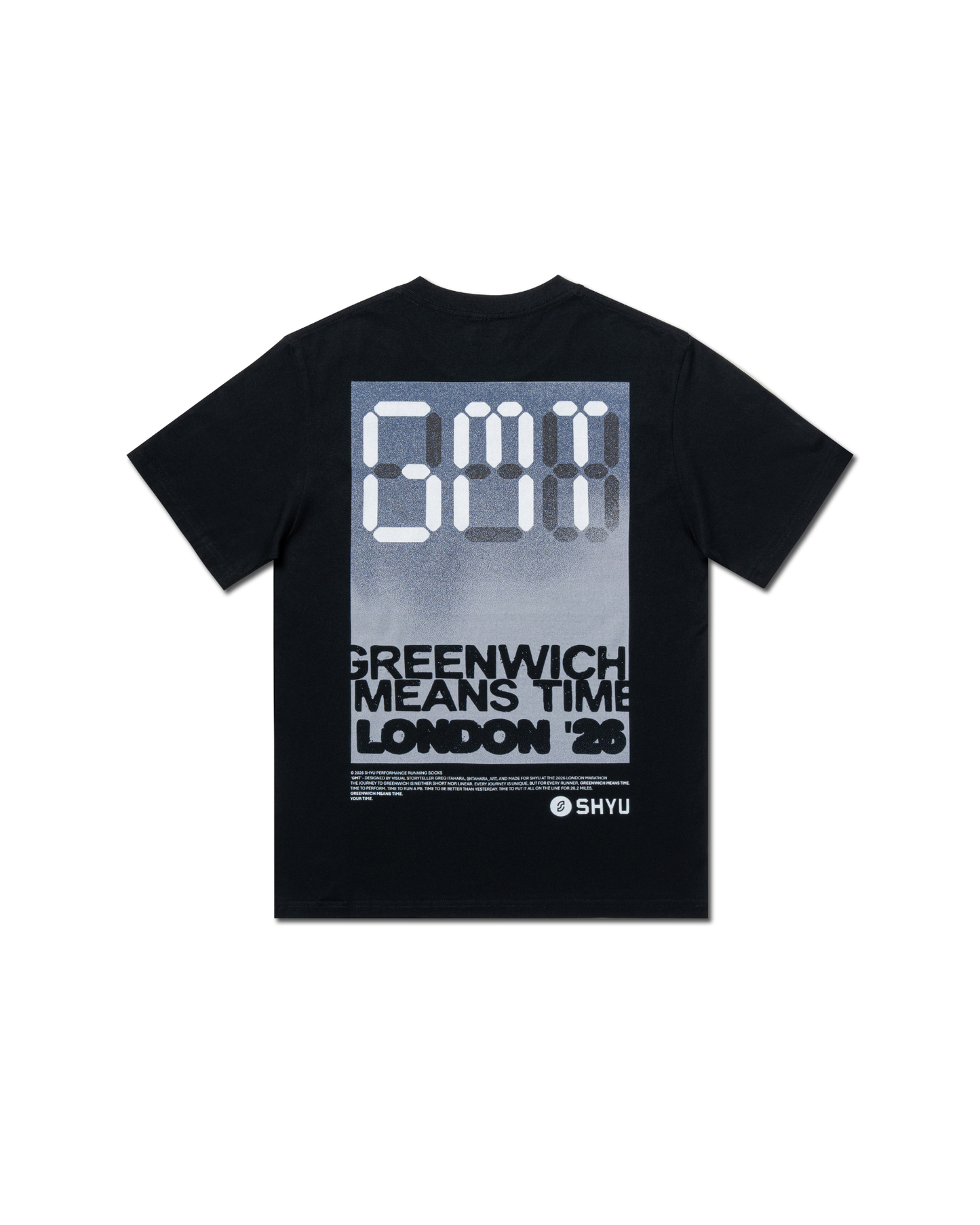 SHYU x Itahara Art t-shirt - 'Greenwich Means Time'