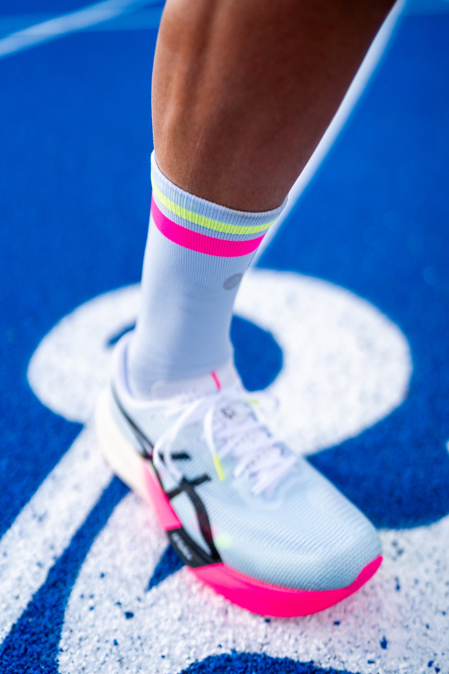 SHYU racing socks - sky | pink | neon