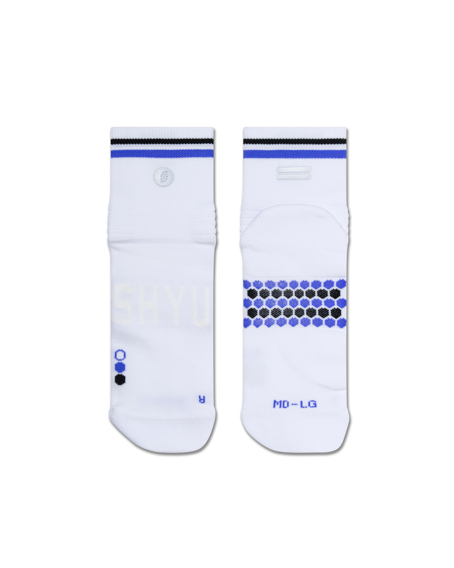 SHYU racing socks - white | indigo | black