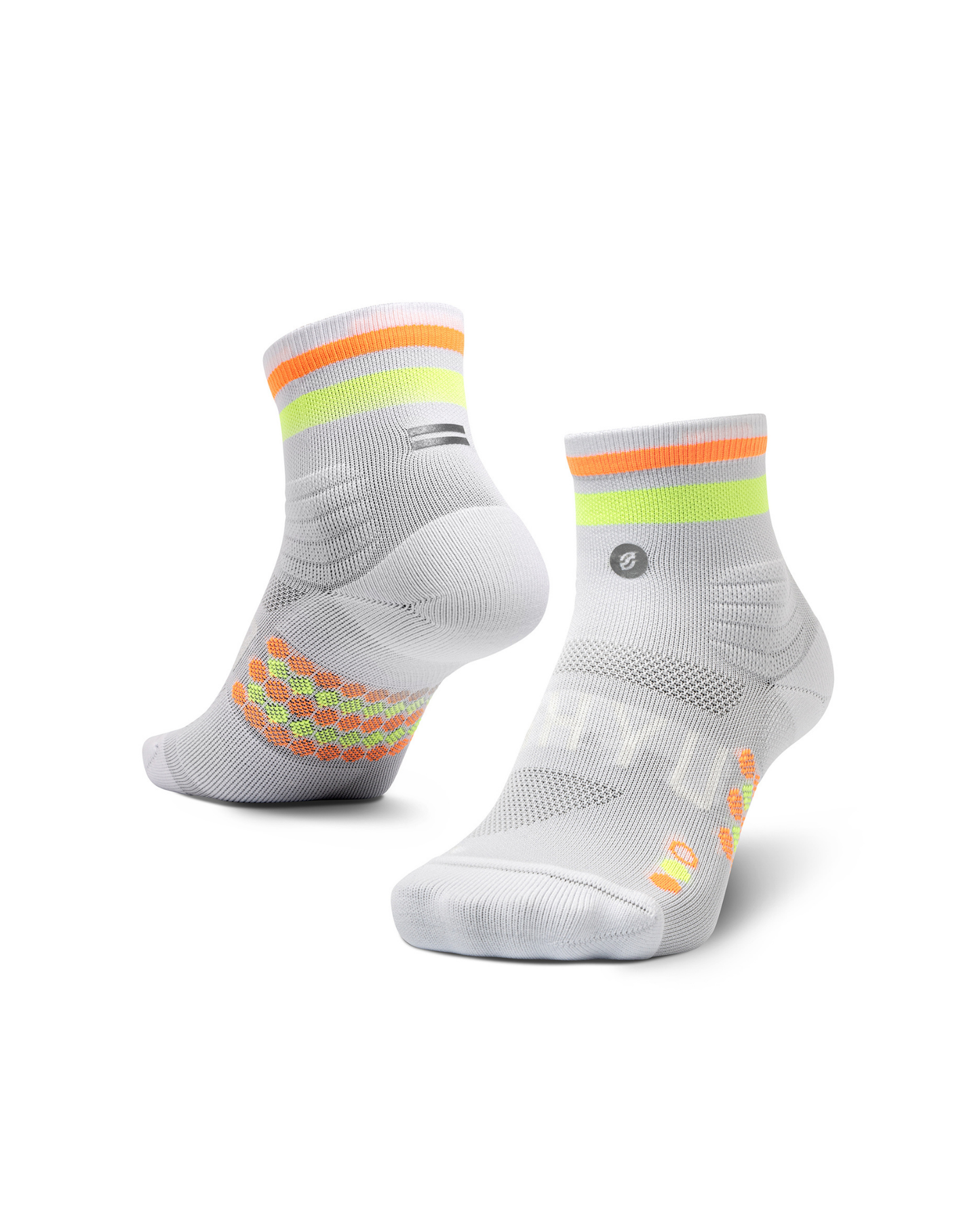 SHYU racing socks -  white | lime | mango