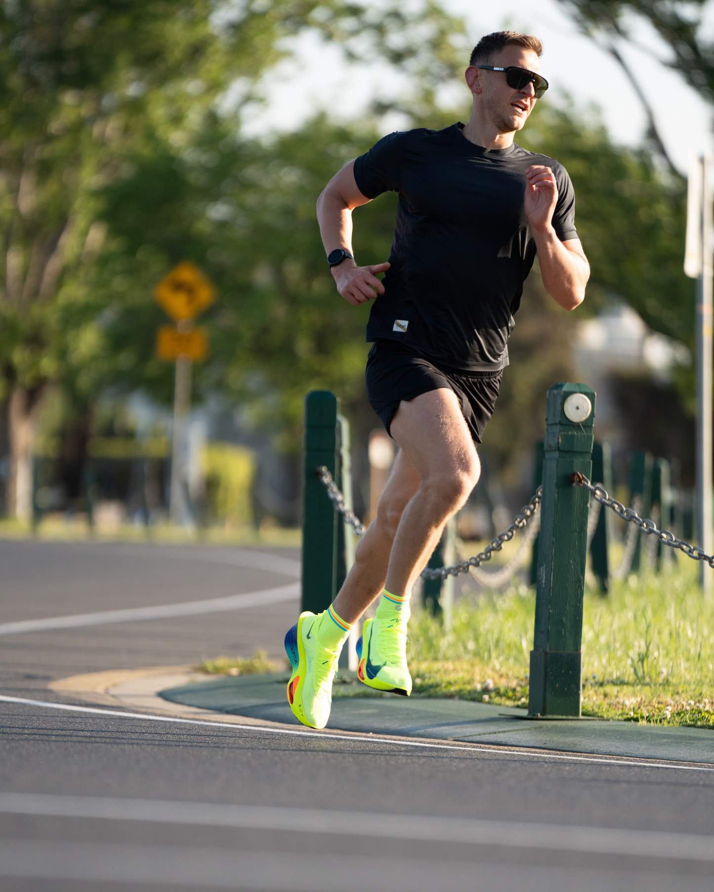 SHYU racing socks - volt | pacific | orange