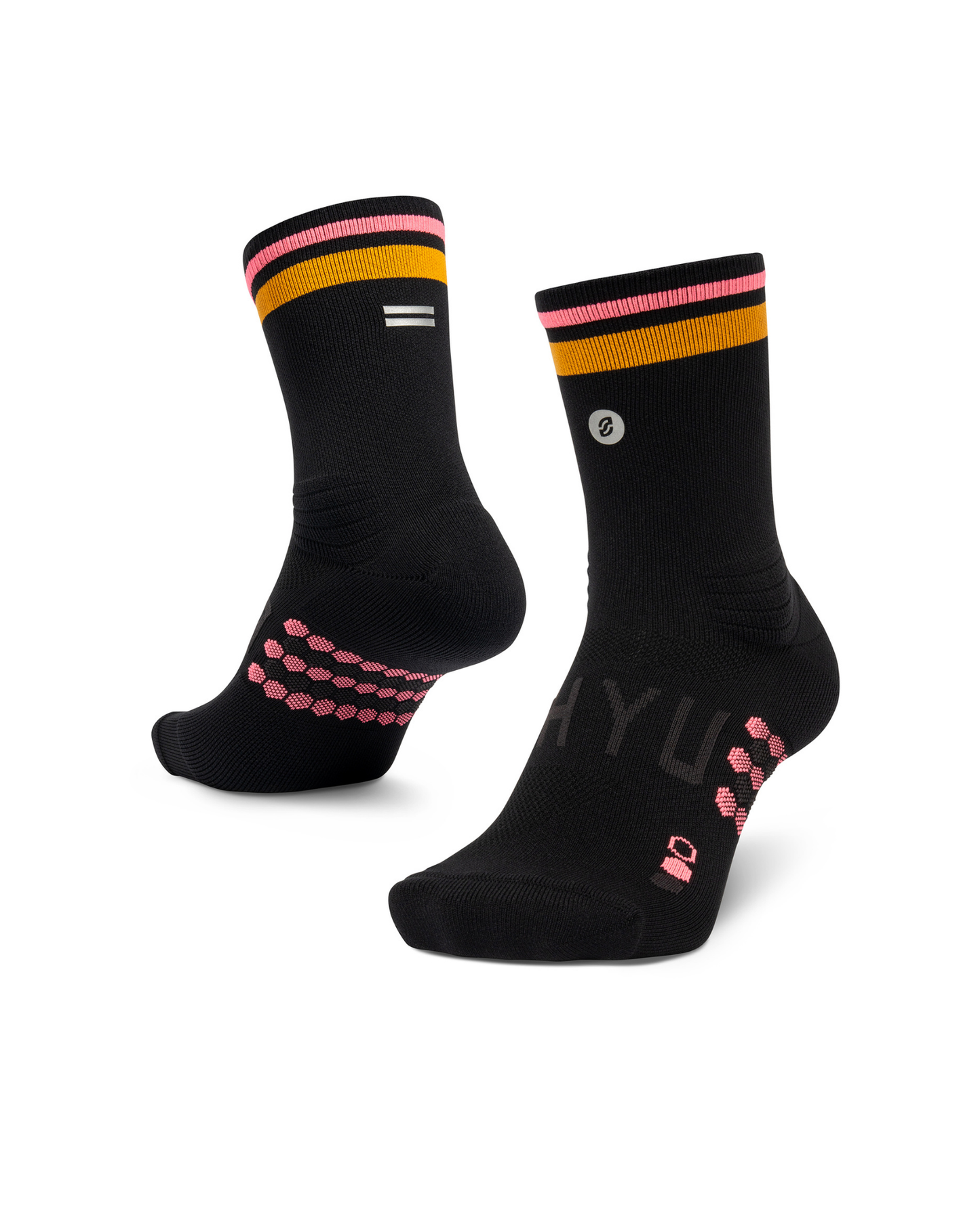 SHYU racing socks - black | orange | salmon