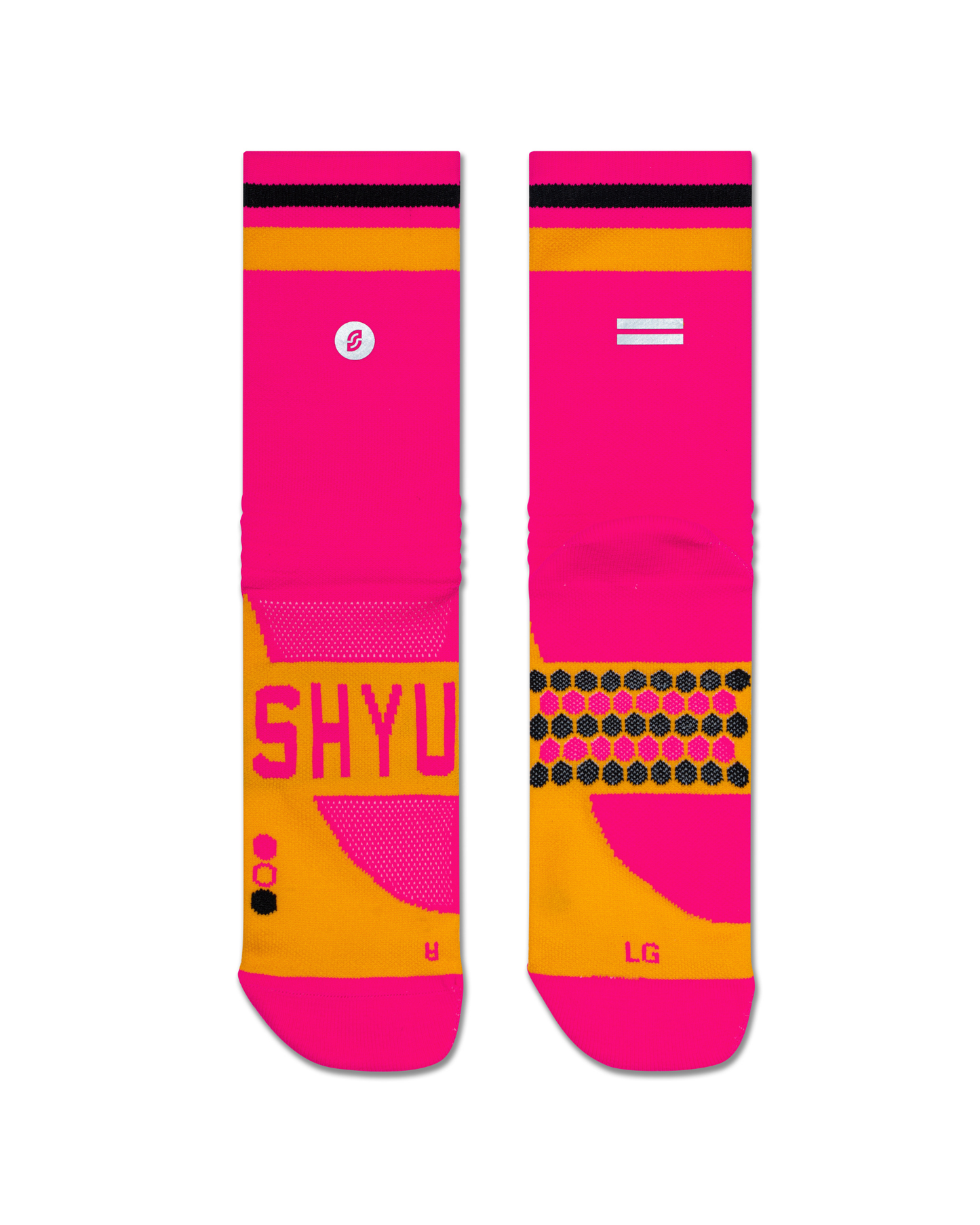 SHYU racing socks - pink | orange | black