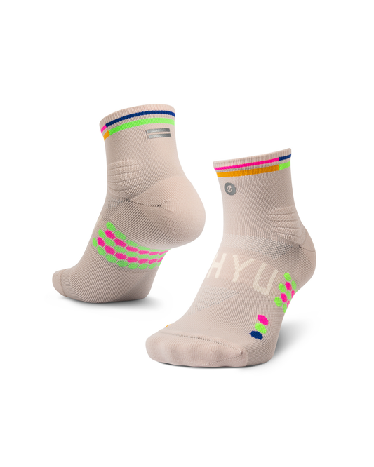 SHYU racing socks - goat | sunrise | peacock